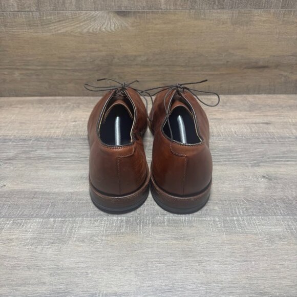 Allen Edmonds Delray Brown Leather Oxford Dress Shoes Men's Size 14 - Picture 3 of 6